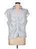Laundry by Shelli Segal 100% Polyester Gray Sleeveless Blouse Size L - photo 1