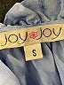 Joy Joy Blue Casual Dress Size S - photo 7