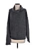 En Creme Solid Gray Turtleneck Sweater Size M - photo 1