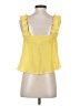 E&M Collection Yellow Sleeveless Top Size S - photo 2