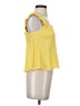 E&M Collection Yellow Sleeveless Top Size S - photo 4