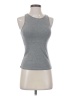 Klassy Network Gray Sleeveless Top Size XS - photo 1