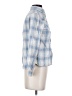 L.L.Bean 100% Cotton Plaid Blue Long Sleeve Button-Down Shirt Size XXS - photo 4