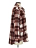 Eddie Bauer Plaid Brown Coat Size M - photo 4