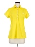 Adidas 100% Polyester Yellow Short Sleeve Top Size M - photo 1