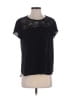 Meraki 100% Polyester Black Short Sleeve Top Size M - photo 1