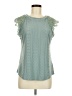 Unbranded Teal Short Sleeve Blouse Size M - photo 1