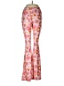 Shein Floral Pink Casual Pants Size Med Petite - photo 1