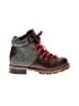 Woolrich 100% Leather Tweed Gray Burgundy Ankle Boots Size 7 1/2 - photo 1
