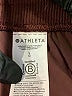 Athleta Solid Burgundy Casual Pants Size L - photo 4