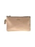 Coach 100% Leather Tan Gold Leather Wristlet One size - photo 1