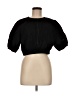 Amour Vert Black Short Sleeve Top Size M - photo 1