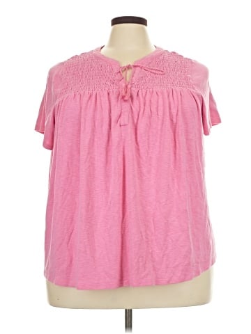 Croft & Barrow Short Sleeve Blouse (view 1)