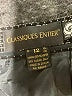 Classiques Entier 100% Polyester Houndstooth Black Casual Pants Size 12 - photo 7