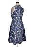 Talbots Outlet Print Blue Cocktail Dress Size 14 - photo 1