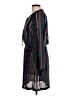 Parker Chevron-herringbone Graphic Stripes Black Casual Dress Size L - photo 5