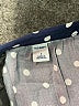 Old Navy 100% Rayon Polka Dots Blue Long Sleeve Blouse Size L - photo 7