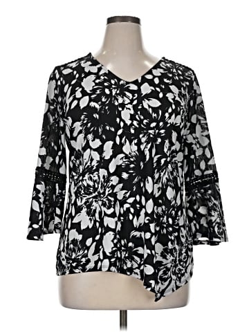 New Directions 3/4 Sleeve Blouse (view 1)