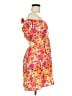 Shein Tropical Orange Cocktail Dress Size 6 - photo 4