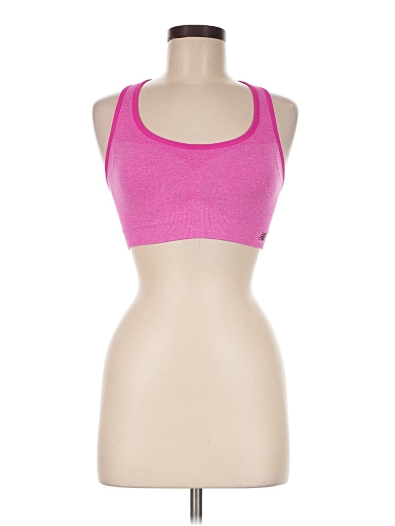Pre-owned New Balance Sports Bra In Pink