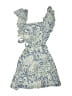 Mi ami 100% Polyester Paisley Blue Dress Size 10 - photo 1