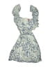 Mi ami 100% Polyester Paisley Blue Dress Size 10 - photo 2