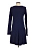 Express Outlet Solid Blue Casual Dress Size S - photo 2