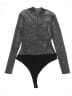 ASOS Design Metallic Silver Bodysuit Size 14 - photo 2