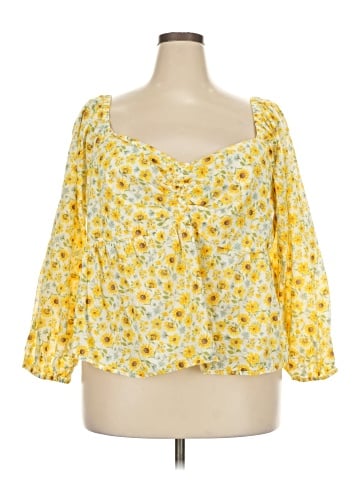 Old Navy 3/4 Sleeve Blouse (view 1)