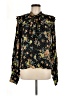 Aligne 100% Viscose Floral Black Long Sleeve Blouse Size UK 12 / US 8 - photo 1
