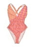 Unbranded Tweed Orange One Piece Swimsuit Size M - photo 1