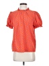 Shein Orange Short Sleeve Blouse Size 4 - photo 1