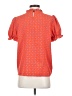 Shein Orange Short Sleeve Blouse Size 4 - photo 2
