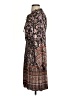 Current Air 100% Polyester Paisley Brown Casual Dress Size XS - photo 5