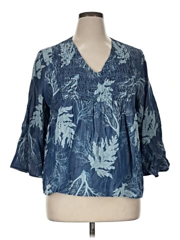 Tribal Jeans 3/4 Sleeve Blouse (view 1)