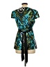 AGB Teal Short Sleeve Blouse Size L - photo 2