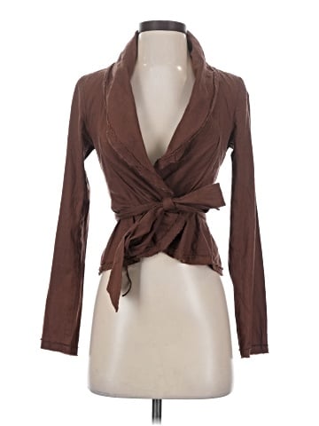 BCBGMAXAZRIA Long Sleeve Blouse (view 1)