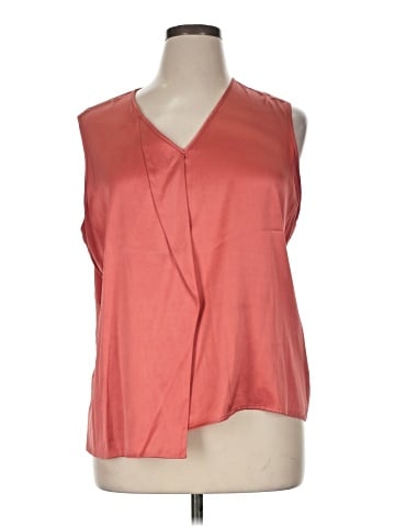 Doncaster Collection Sleeveless Silk Top (view 1)