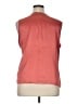 Doncaster Collection Orange Sleeveless Silk Top Size 16 - photo 2