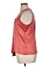 Doncaster Collection Orange Sleeveless Silk Top Size 16 - photo 5