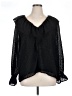 Ann Taylor LOFT Black 3/4 Sleeve Blouse Size XL - photo 1