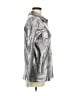 GB Metallic Silver Raincoat Size M - photo 4