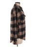 Hollister Plaid Brown Long Sleeve Button-Down Shirt Size M - photo 4
