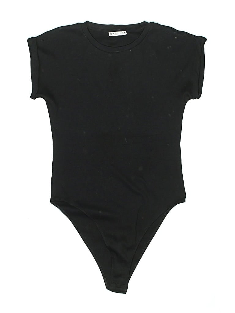 Pre-owned Zara Bodysuit In Black