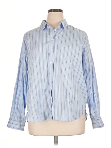 SPANX Long Sleeve Button-Down Shirt (view 1)