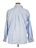 SPANX 100% Cotton Stripes Blue Long Sleeve Button-Down Shirt Size XL - photo 2