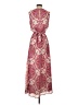 Chico's Paisley Red Pink Casual Dress Size XS (00) - photo 2