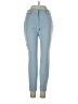 Express Color Block Blue Casual Pants Size 25 waist (estimated) - photo 1
