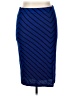 Apt. 9 Chevron-herringbone Blue Formal Skirt Size XL - photo 1