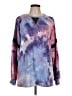 Filly Flair Tie-dye Purple Pullover Sweater Size L - photo 1